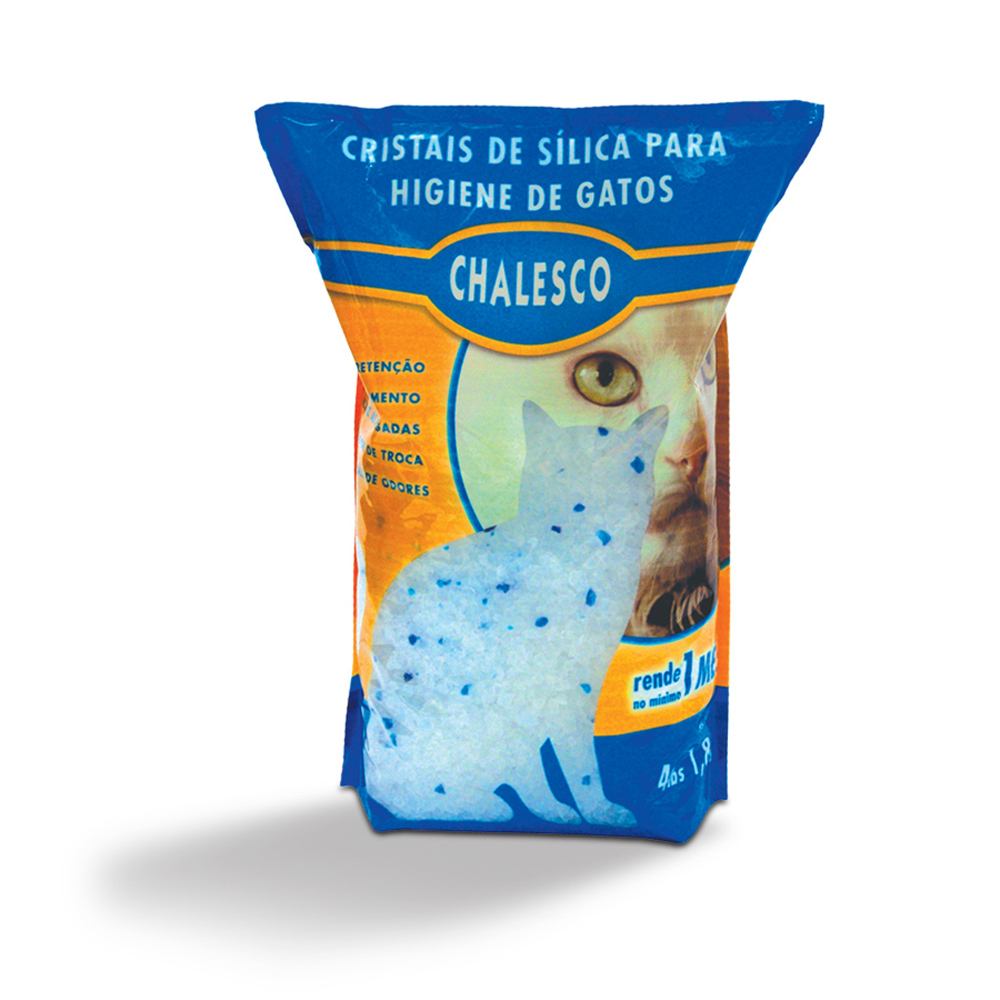 Qual a melhor areia para gatos Areia Higiênica Sílica Chalesco, 1,8kg