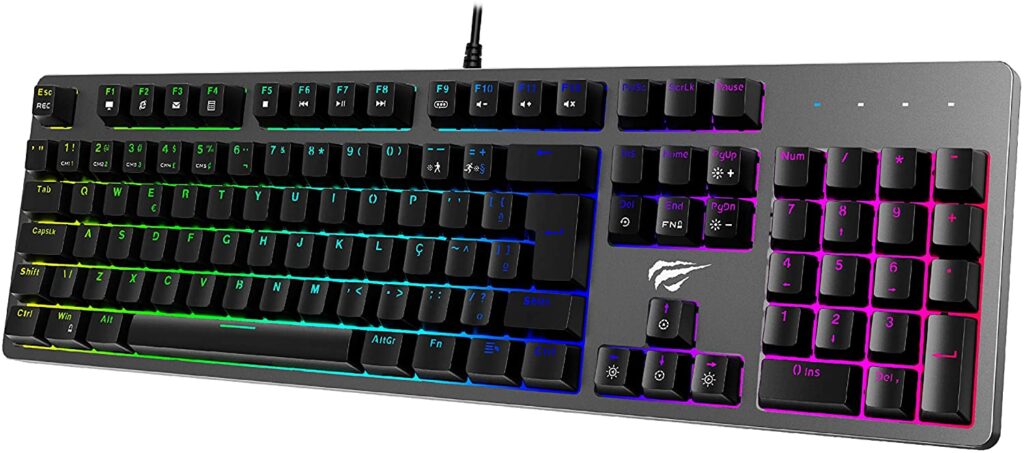 Qual o melhor teclado para Digitação led
