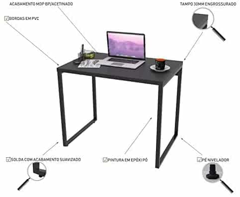 Qual a Melhor Mesa de Escritórios Mesa Estilo Industrial Kuadra Compace